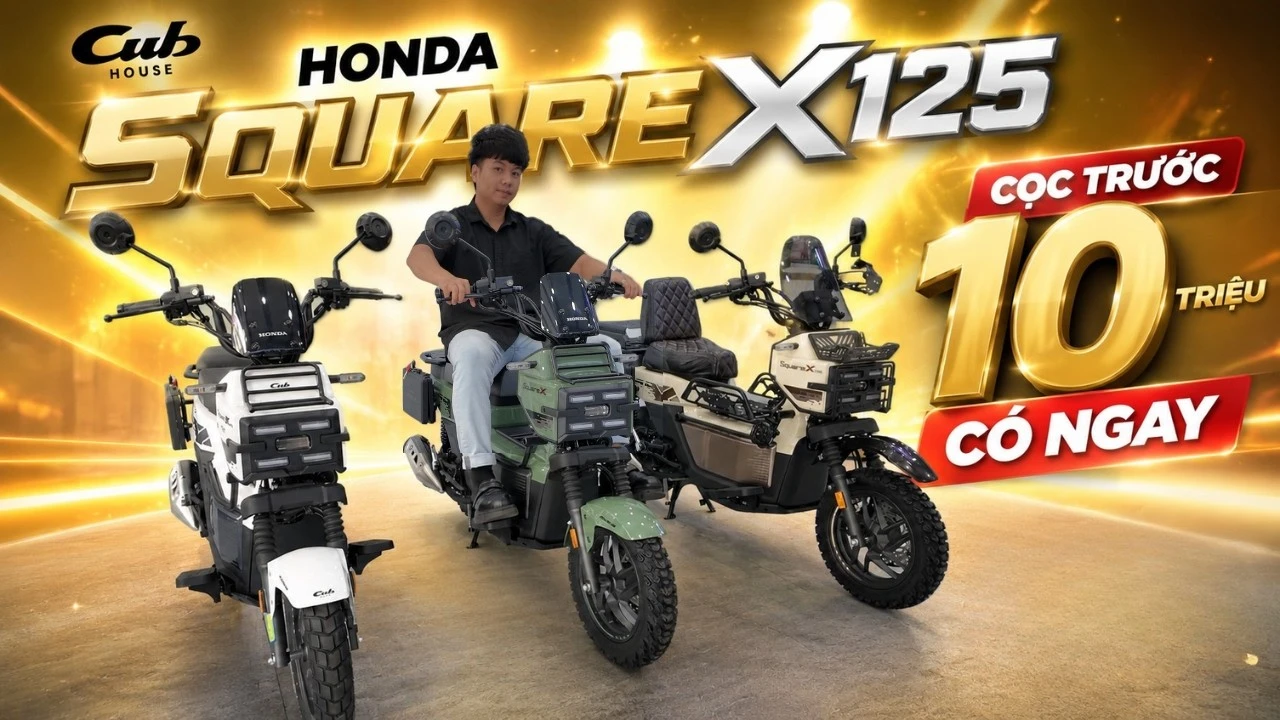 Giá xe Honda Square X125 với 3 màu sắc lựa chọn là bao nhiêu? Cập nhật ưu đãi mới nhất tháng 7 1 Giá xe Honda Square X125 với 3 màu sắc lựa chọn là bao nhiêu? Cập nhật ưu đãi mới nhất tháng 7