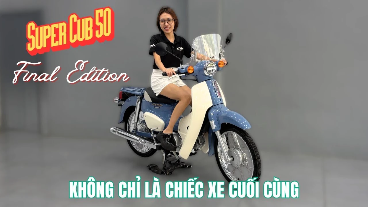 Super Cub 50 Final nhập Nhật – Chiếc xe sưu tầm giá trị không thể bỏ lỡ 1 Super Cub 50 Final nhập Nhật – Chiếc xe sưu tầm giá trị không thể bỏ lỡ