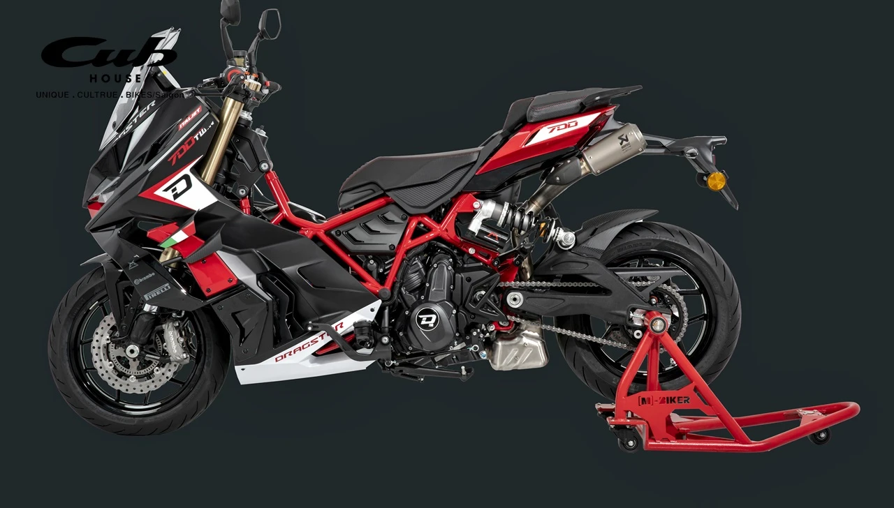 Bàn giao Dragster 700 Twin Premium Edition: “Rồng máy” 700cc hiện hữu giữa lòng Sài Gòn 3 Italjet Dragster 700 Twin Edition Premium