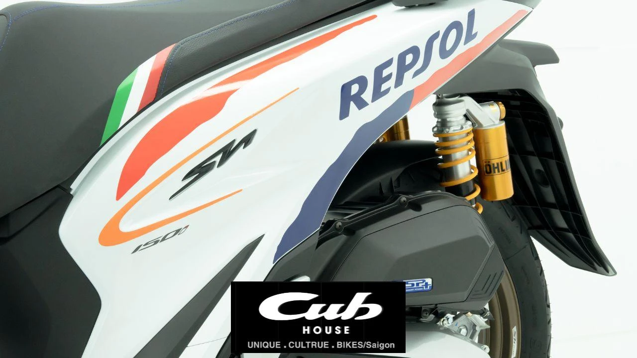 Honda SH 150 Italy Repsol Custom – Cá nhân hóa SH Ý theo phong cách Racing độc bản 12 Honda SH150i Italy Repsol Custom