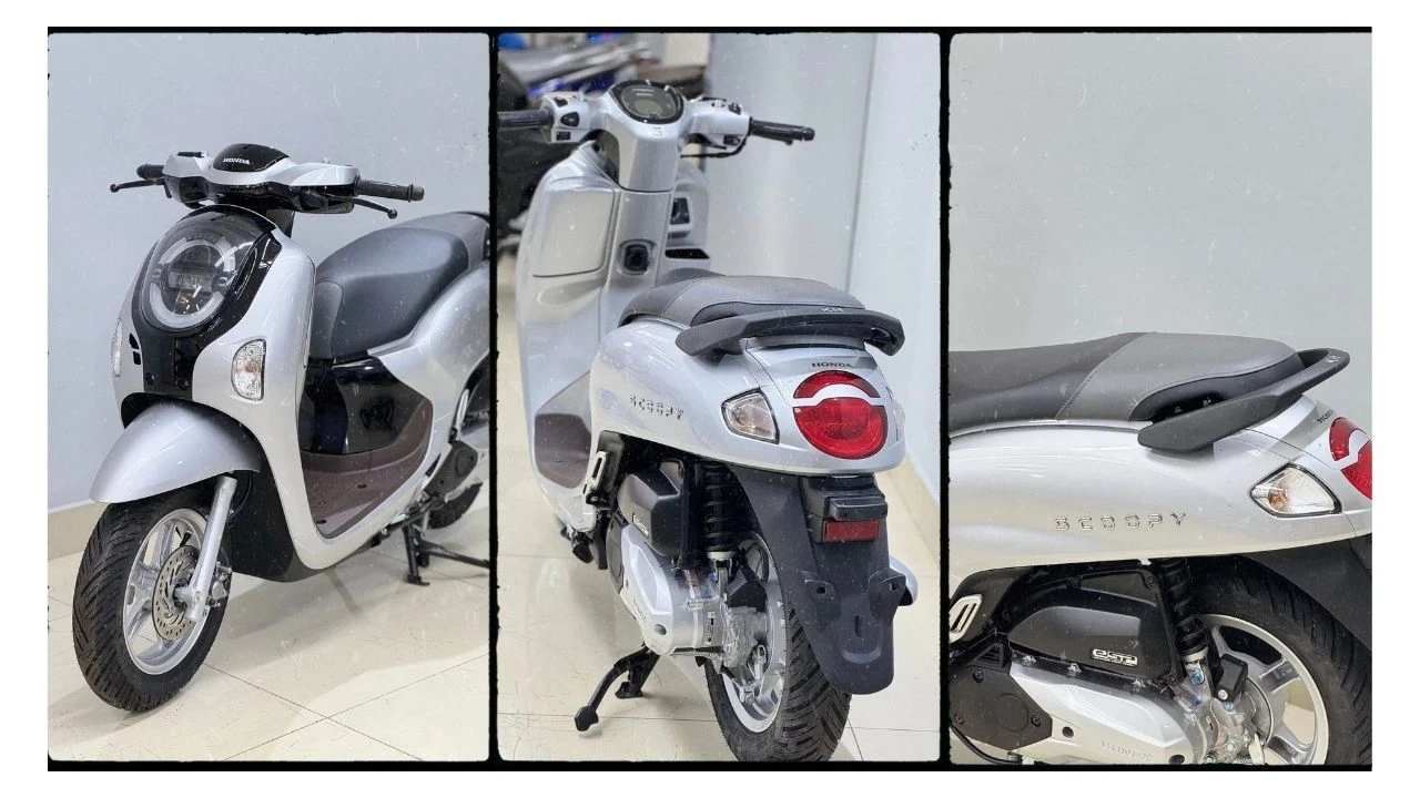 Honda Scoopy 2025 màu Bạc Poscher - TOP 10 đẹp đã về Xe Máy Nhập Hữu Nghĩa 1 Honda Scoopy 2025 mau Bac Poscher TOP 10 dep da ve Xe May Nhap Huu Nghia