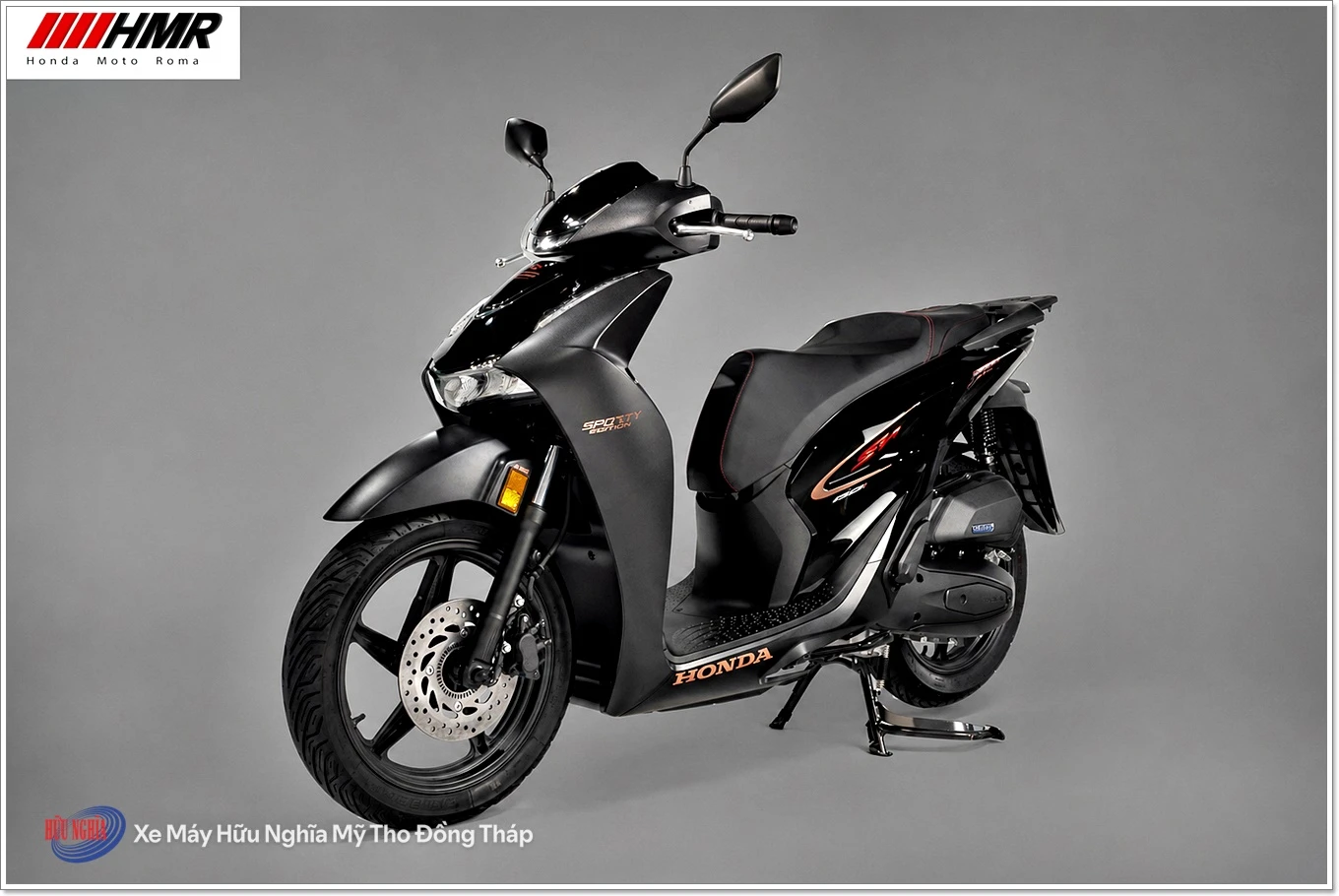 Honda SH Ý 150i Sporty Black màu đen (6) Honda SH Y 150i Sporty Black mau den 6