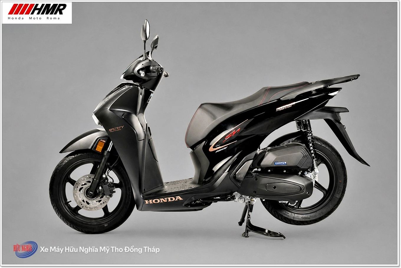 Honda SH Ý 150i Sporty Black màu đen (9) Honda SH Y 150i Sporty Black mau den 9