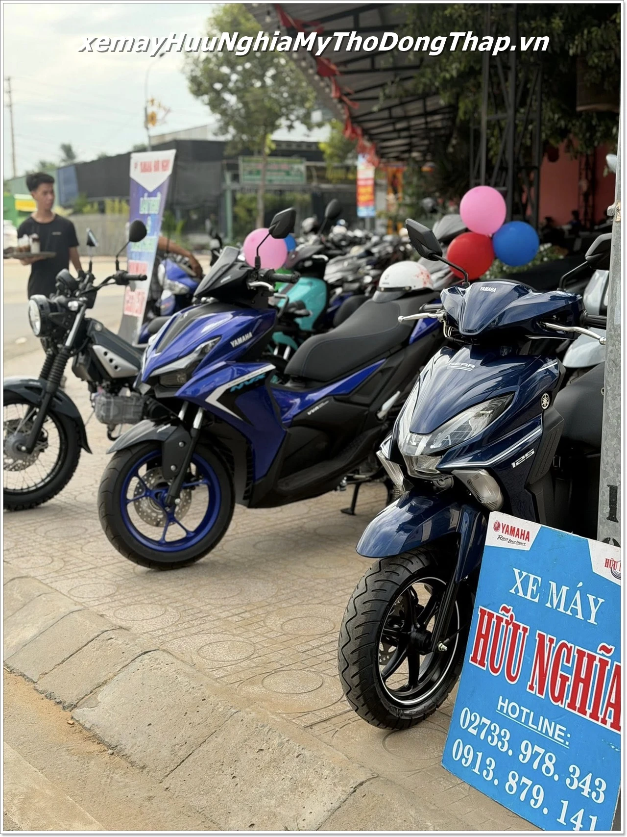 Lái thử và trải nghiệm xe tay ga Yamaha Gear 125 Hybrid do Yamaha Hữu Nghĩa tổ chức tại quán Góc Đen Đá 14 Lai thu va trai nghiem xe tay ga Yamaha Gear 125 Hybrid do Yamaha Huu Nghia to chuc tai quan Goc Den Da 4