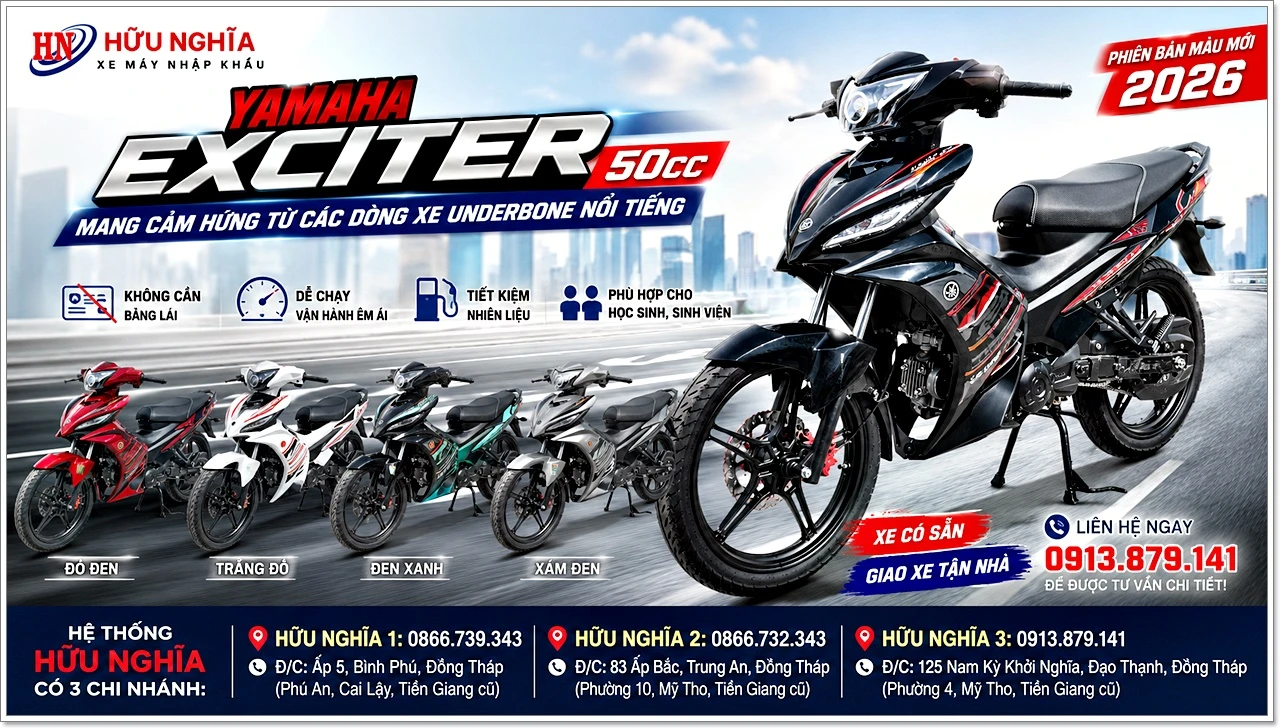 Yamaha Exciter 50cc mang cảm hứng từ các dòng xe underbone nổi tiếng 1 Yamaha Exciter 50cc mang cam hung tu cac dong xe underbone noi tieng