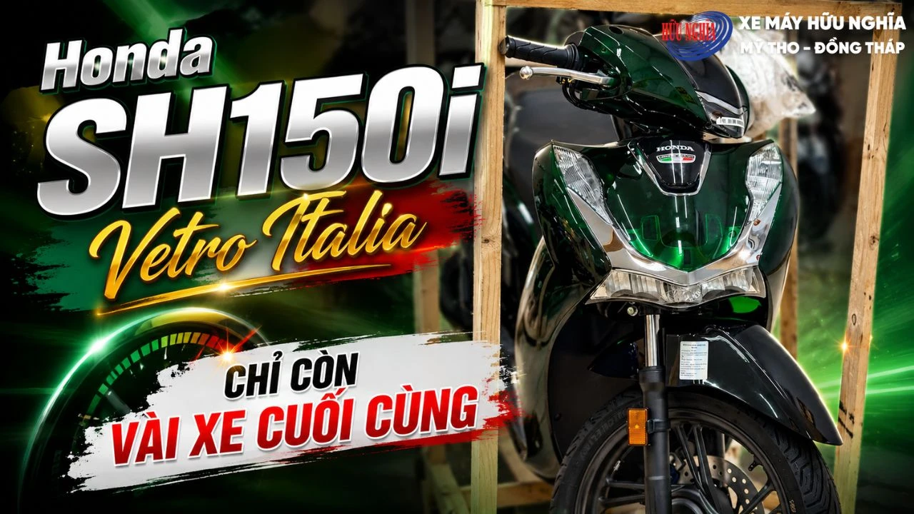 Honda SH150i Vetro Italia chỉ còn vài xe cuối cùng 1 Honda SH150i Vetro Italia