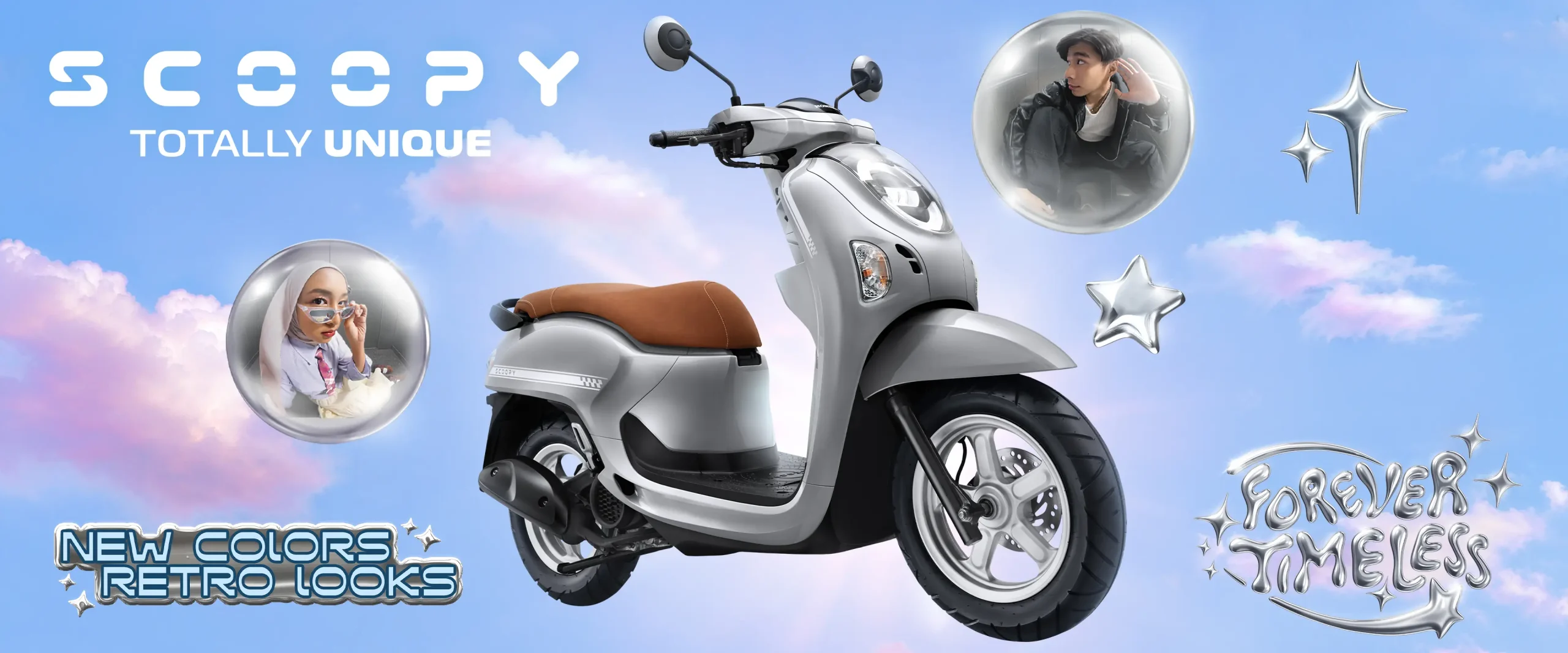 Honda Scoopy Stylish Grey 2026