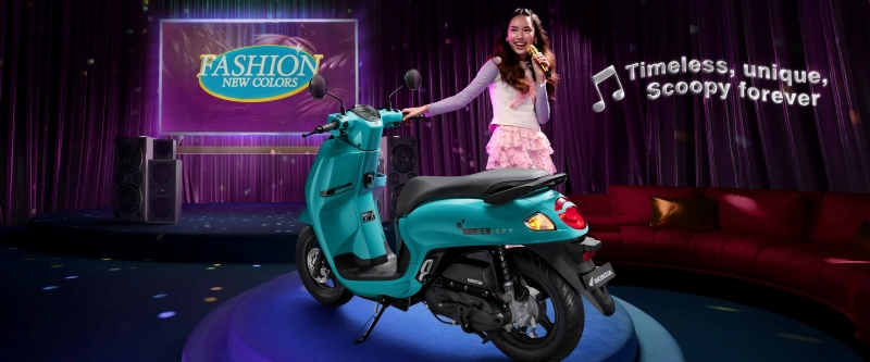 Honda Scoopy Stylish Grey 2026