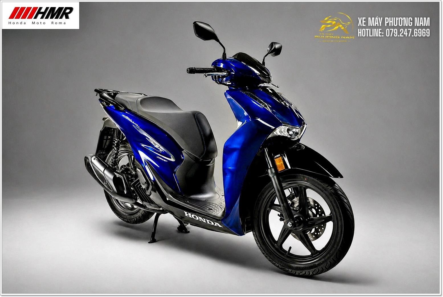 Ý nghĩa quyền lực trên Honda SH Vetro 150i Xanh Sapphire 2026 tại Xe Máy Phương Nam Cà Mau