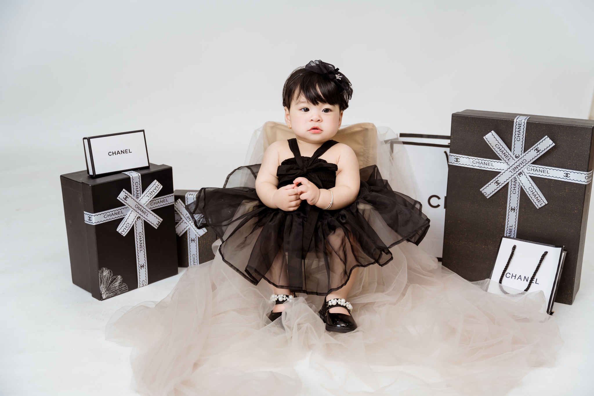 Chụp ảnh thôi nôi phong cách Hàn Quốc - Chanel