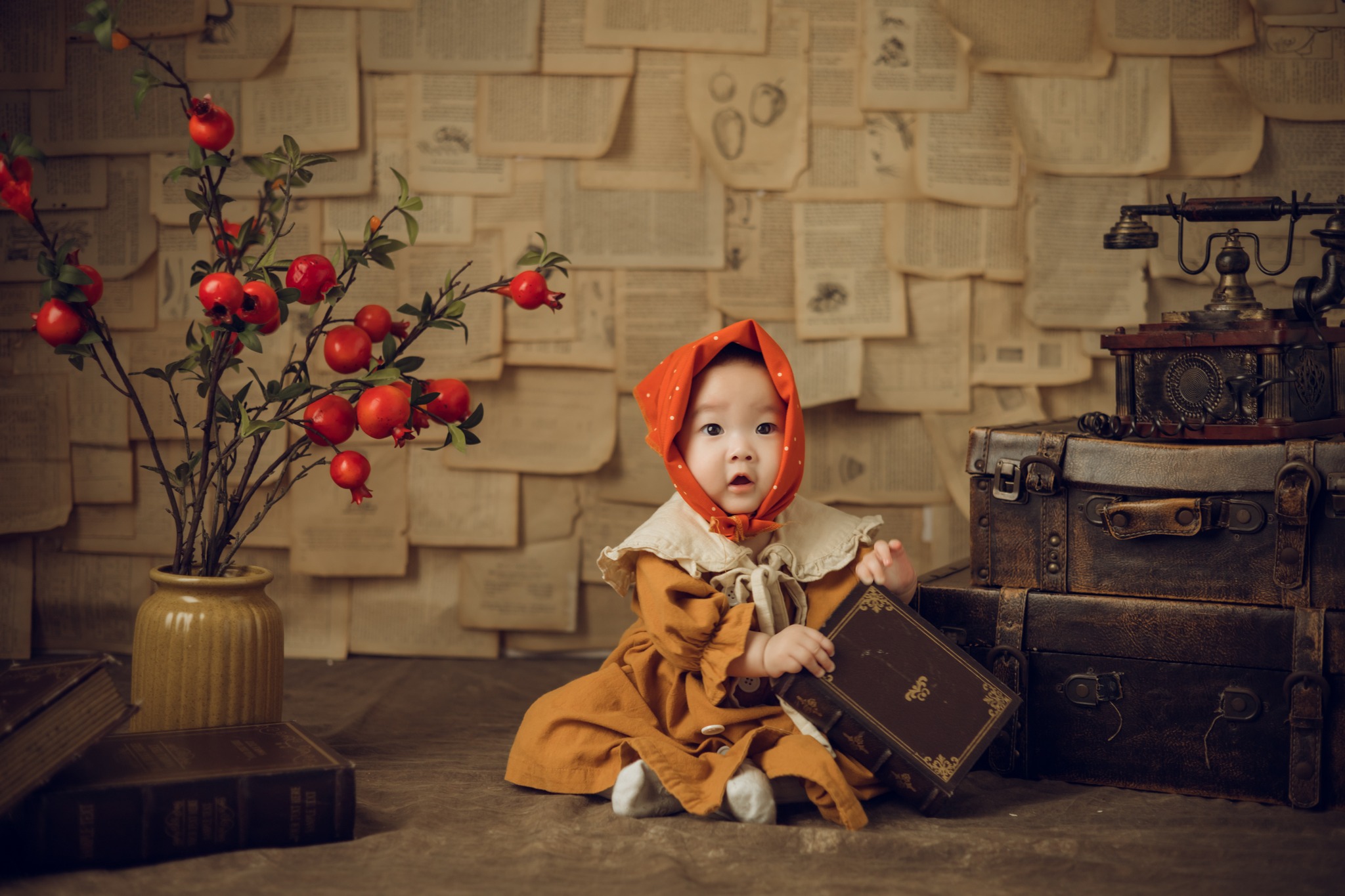 1. Hậu trường chụp ảnh cho bé tại nhà