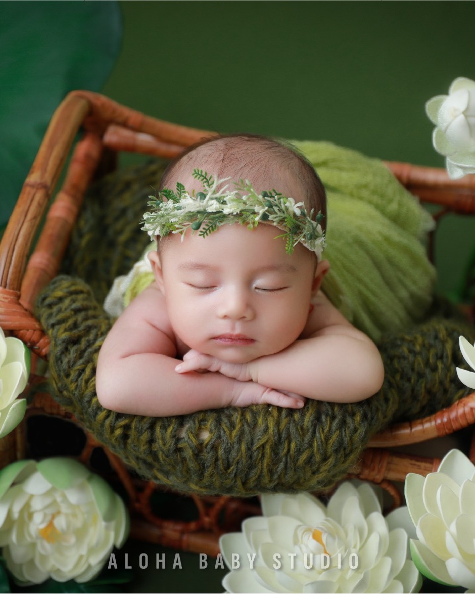 2. Background phông nền chụp ảnh cho bé - Lotus Baby