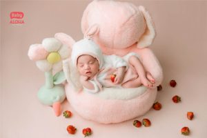 Chụp ảnh cho bé với các loại hoa