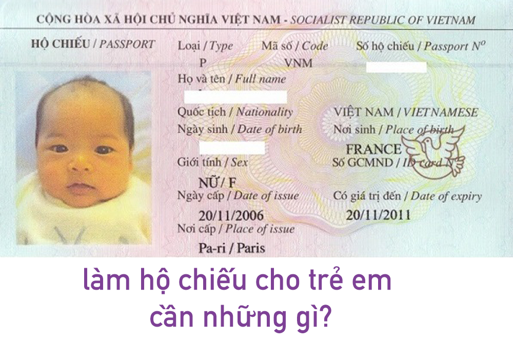 Làm hộ chiếu cho trẻ sơ sinh cần chuẩn bị gì