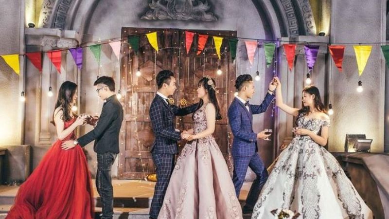 Chụp ảnh kỷ yếu chủ đề dạ hội