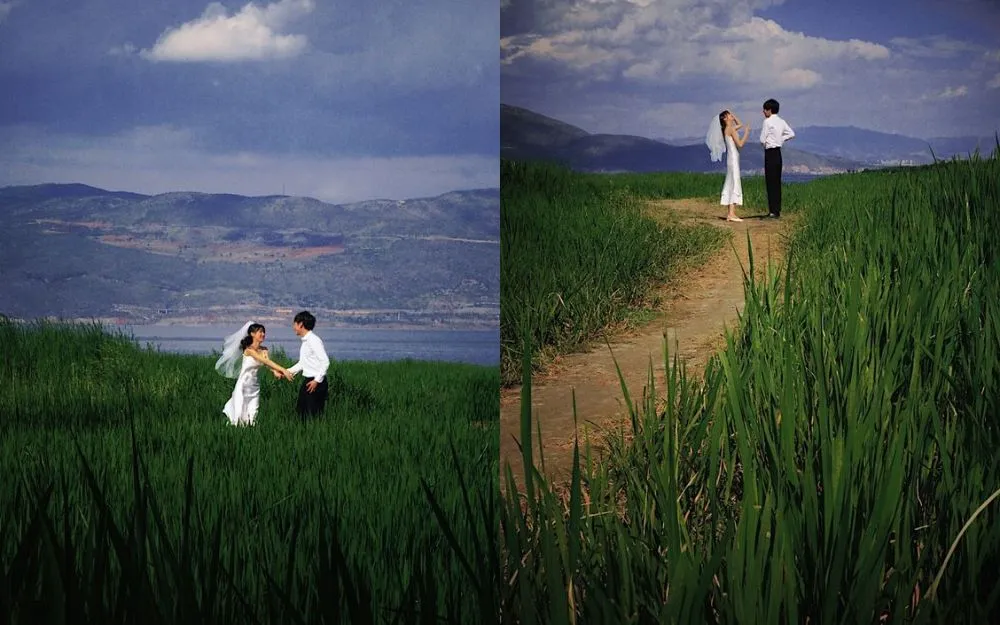 Concept chụp ảnh couple từ xa trong bối cảnh kỳ diệu mang đến cơ hội để bạn và người ấy khám phá thế giới riêng