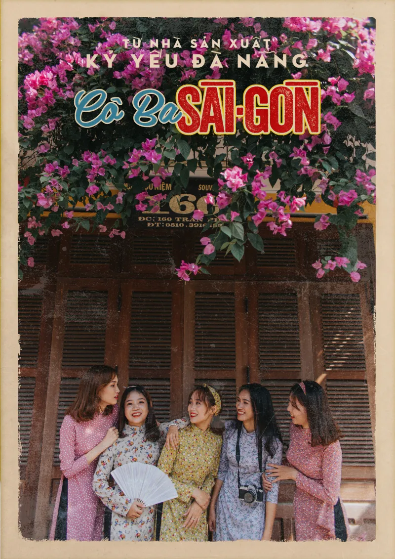 Mẫu kỷ yếu concept Cô Ba Sài Gòn là một lựa chọn thú vị và độc đáo cho những bạn học sinh muốn thể hiện tình yêu với Sài Gòn xưa