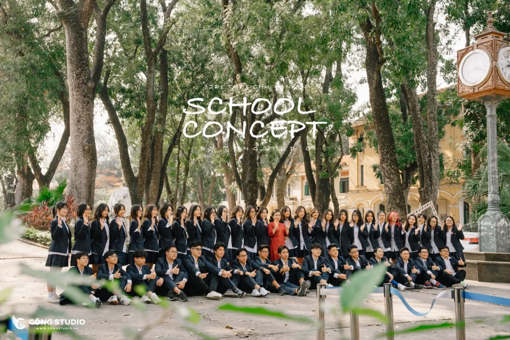 Ảnh kỷ yếu do Cộng Studio thực hiện. (Nguồn: congstudio.vn)