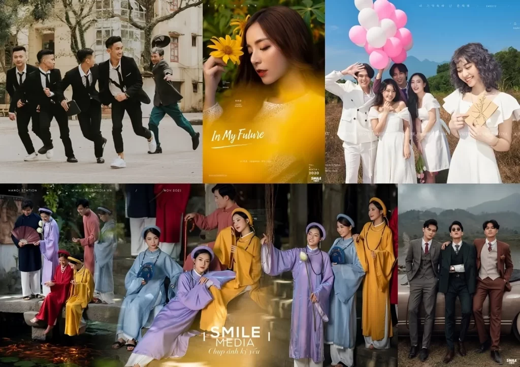 Ảnh kỷ yếu với đa dạng concept (Nguồn: smilemedia.vn)