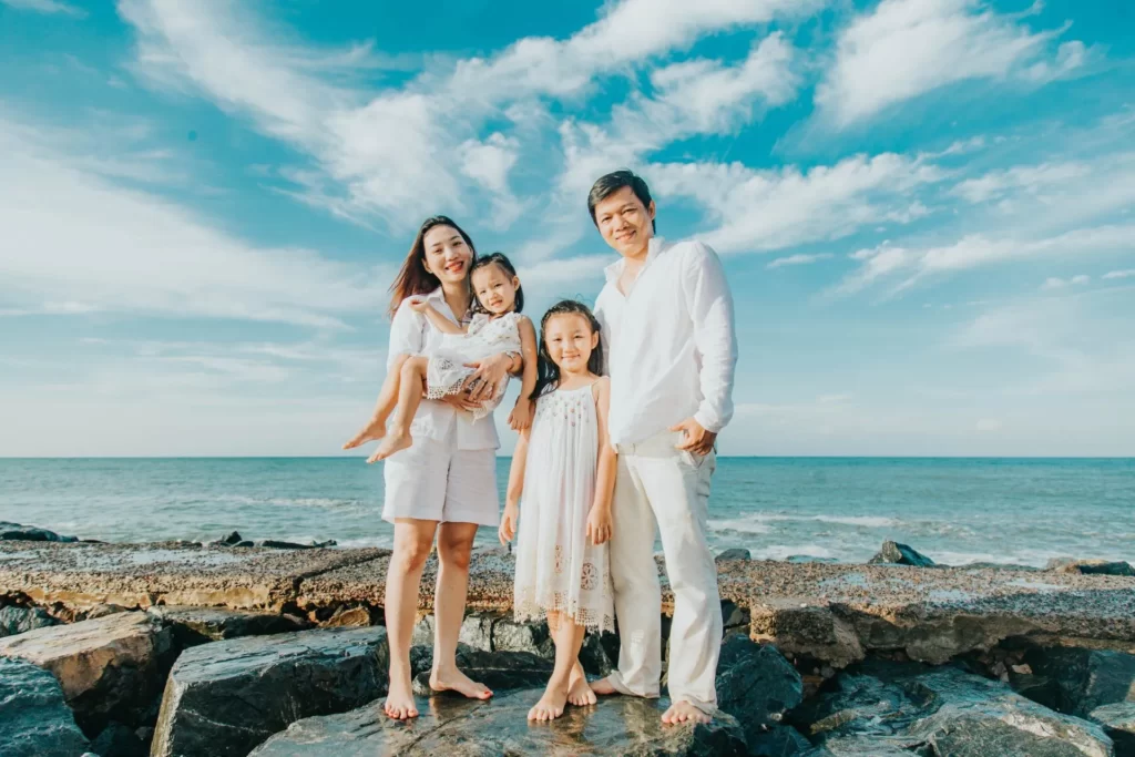 Chụp ảnh ở bãi biển