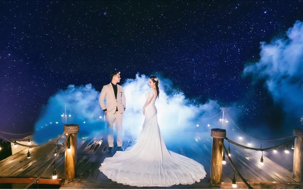 Chụp ảnh cưới ban đêm