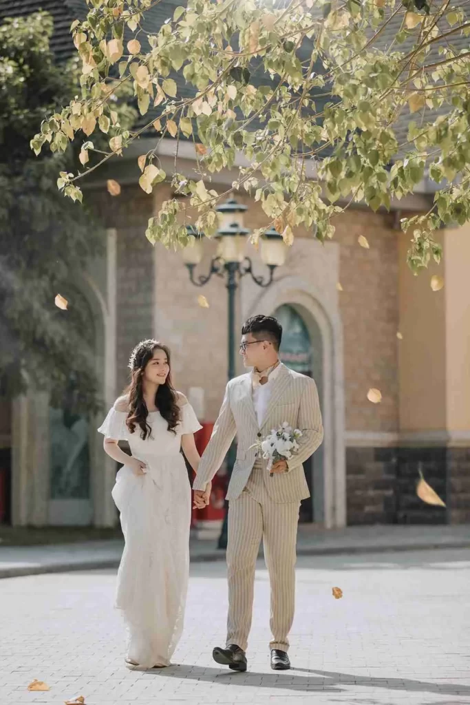 Concept chụp ảnh cưới Hàn Quốc lãng mạn được nhiều cặp đôi lựa chọn (Nguồn: Internet)