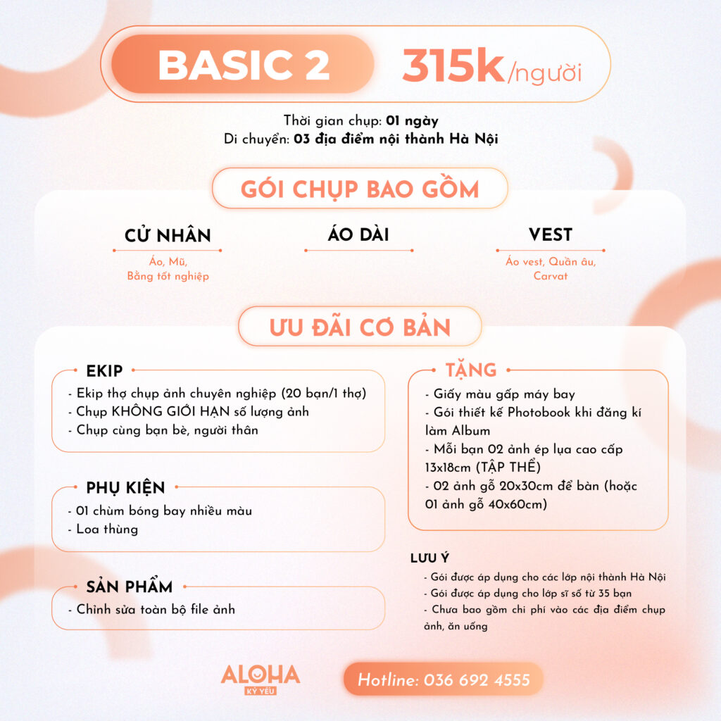 Chi phí chụp kỷ yếu bao gồm những gì?