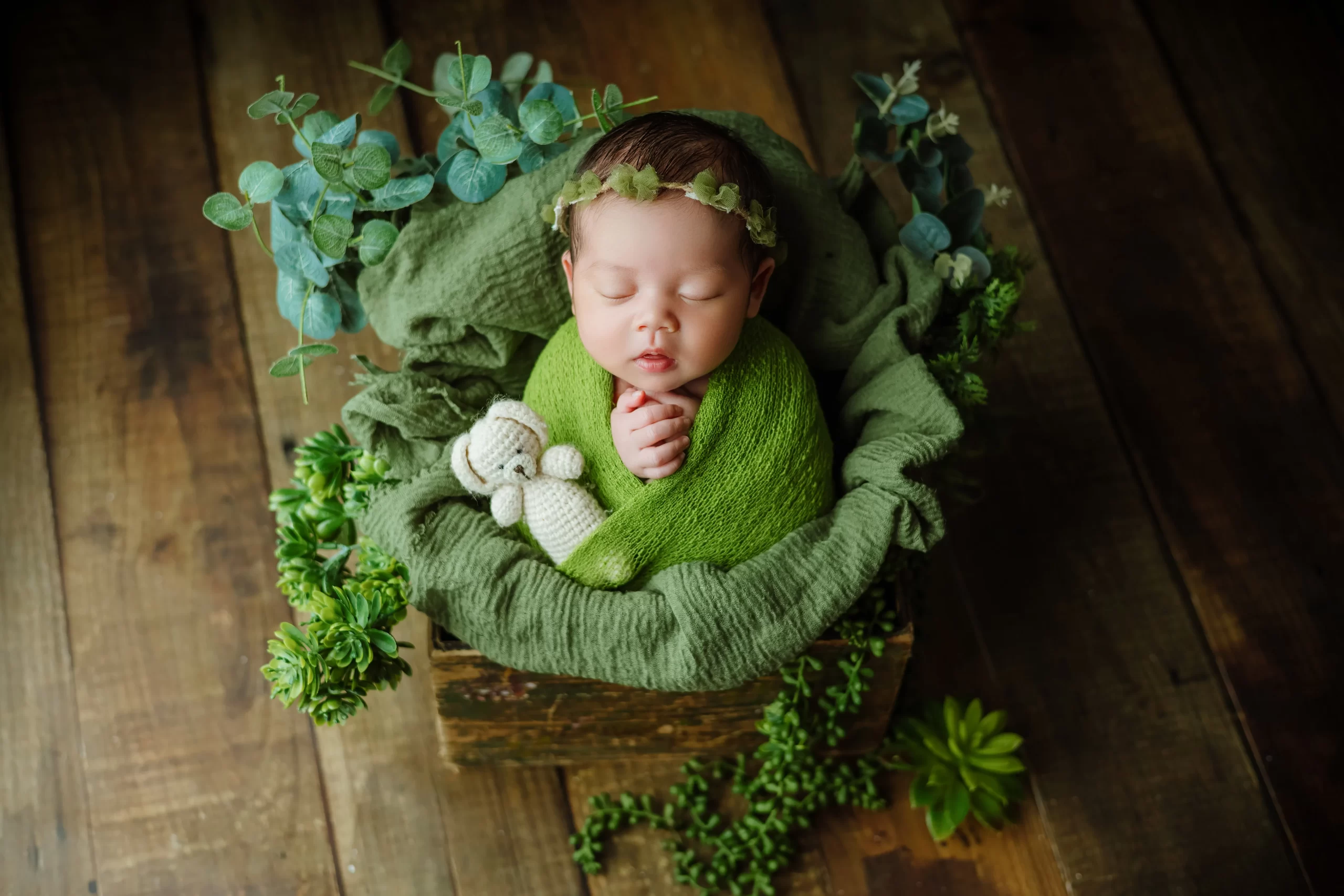 Chụp ảnh newborn cho bé dưới 1 tháng tuổi