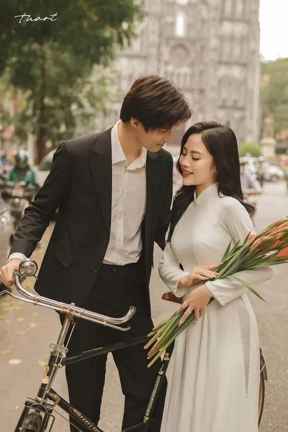 Ảnh cưới chụp Nhà thờ lớn Hà Nội (Nguồn: Internet)