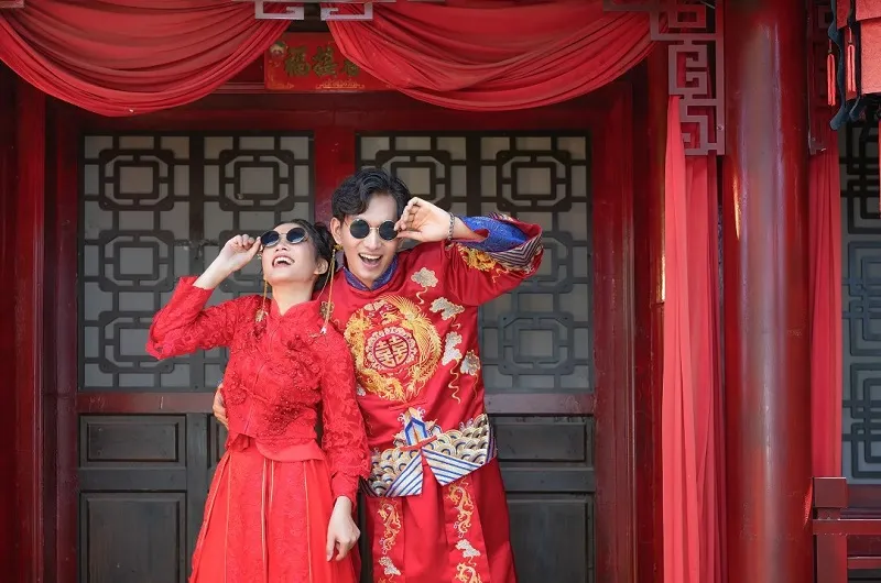 Chụp ảnh cưới concept Trung Hoa