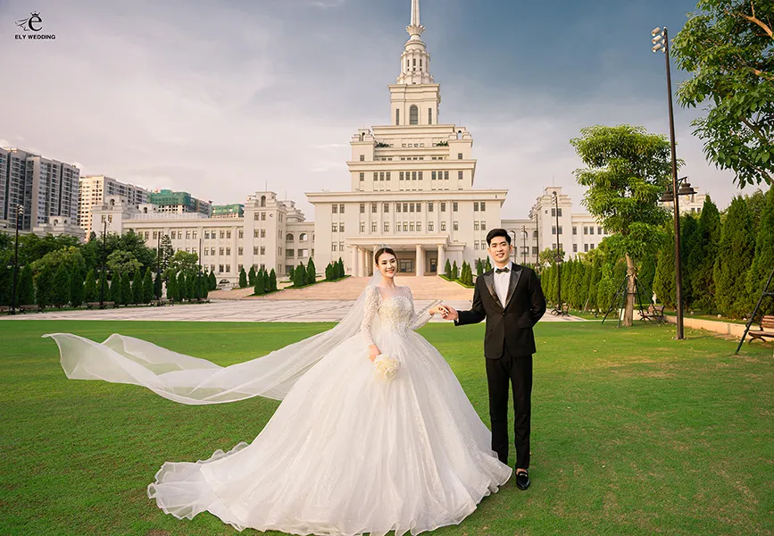 Ý tưởng ảnh cưới phong cách sang trọng như Châu Âu
