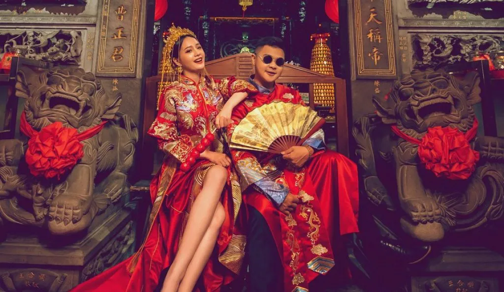 Chụp ảnh cưới concept Trung Hoa