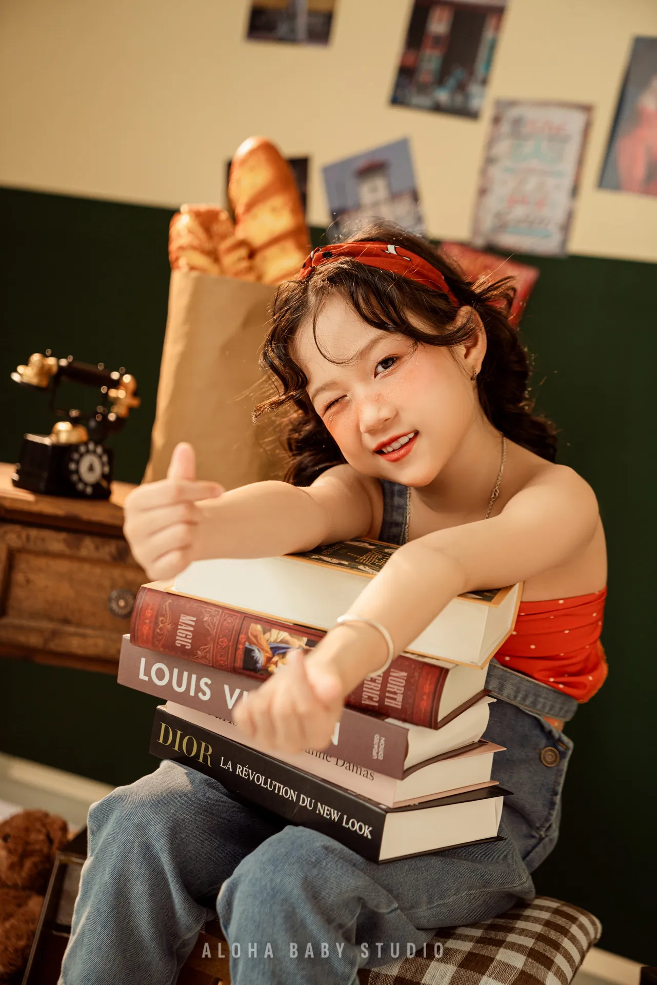 Concept Kawaii chụp hình em bé thôi nôi ở Sài Gòn