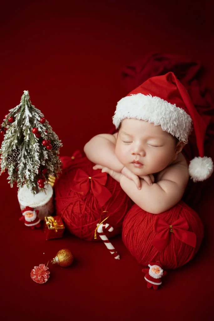 Lựa chọn địa điểm chụp ảnh Giáng sinh cho bé