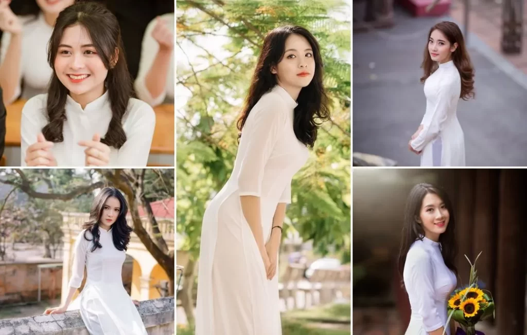 Bật mí cách tạo dáng chụp ảnh áo dài kỷ yếu đẹp