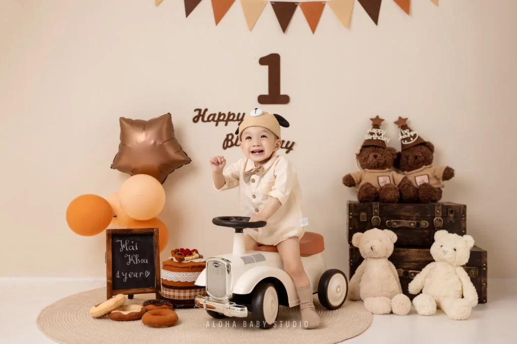 Concept chụp ảnh sinh nhật cho bé đáng yêu và ấn tượng_2