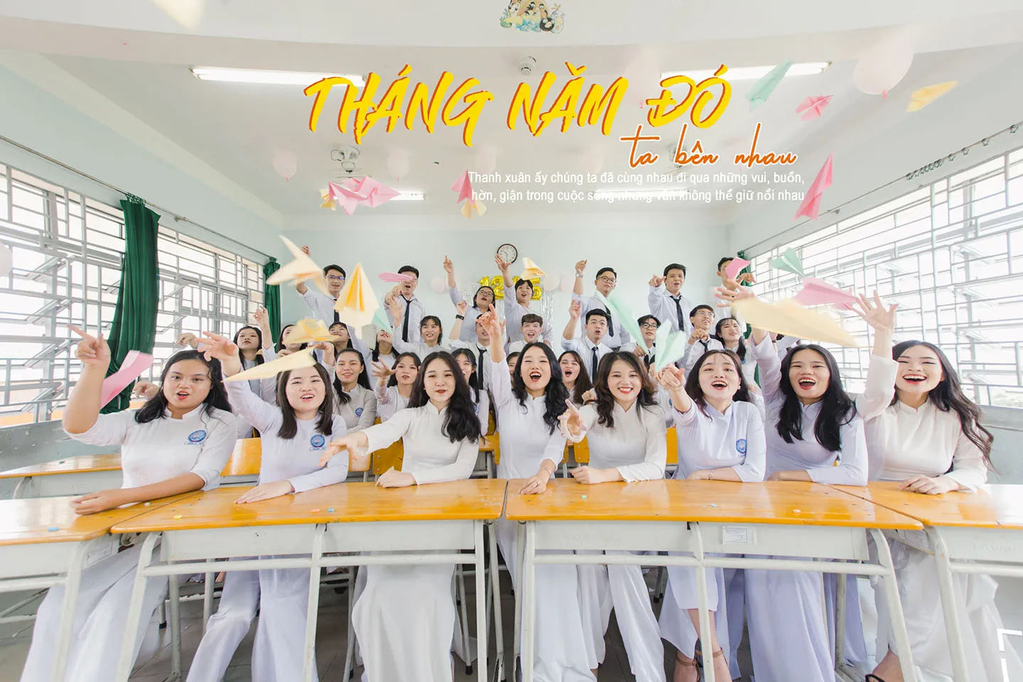 Chụp ảnh kỷ yếu đẹp ghi lại hình ảnh tập thể lớp