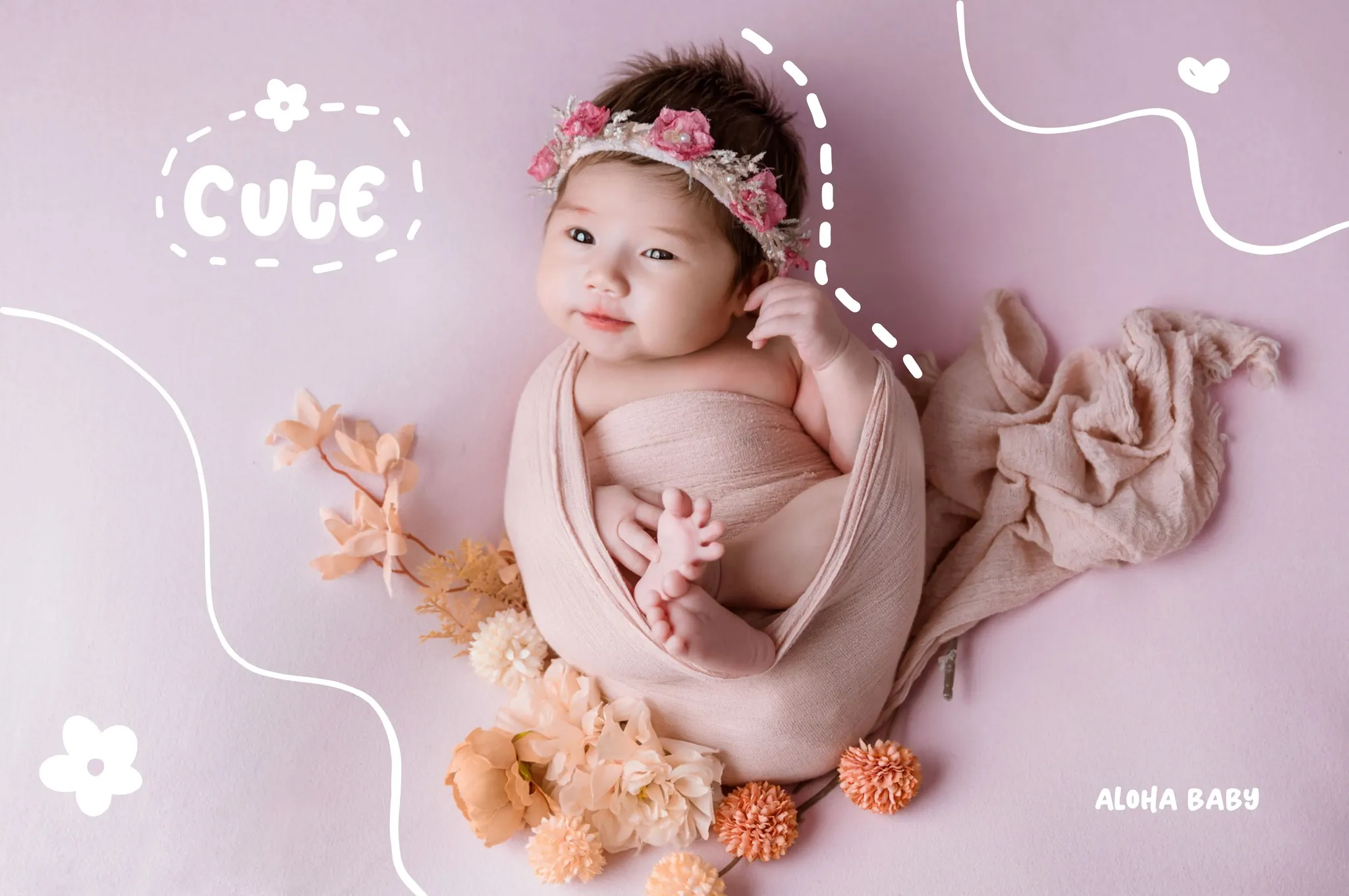 Lưu ý khi chụp ảnh thôi nôi cho bé gái