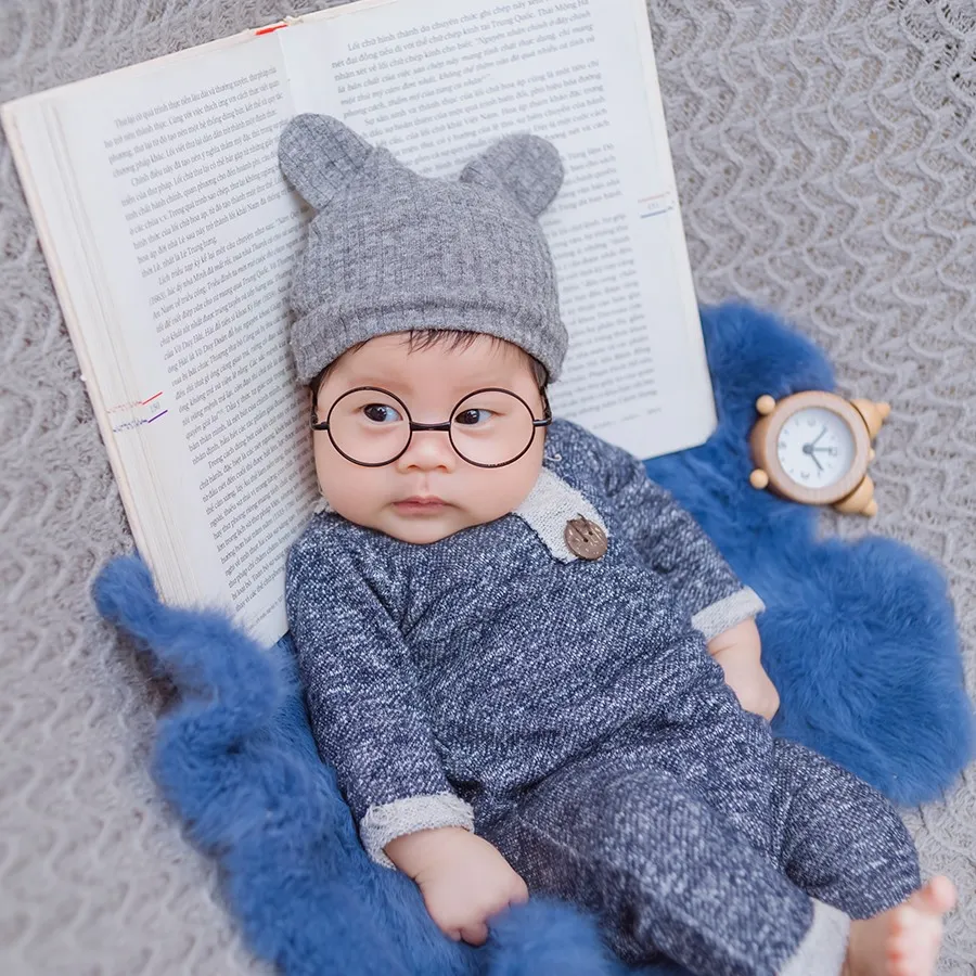 Những lưu ý khi chụp ảnh sơ sinh bé trai