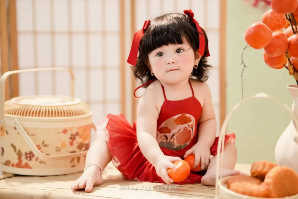 Gợi ý concept chụp ảnh Tết cho bé quận Thanh Xuân