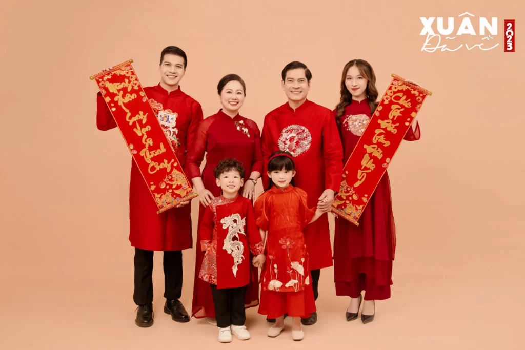 Concept chụp ảnh Tết cho bé trai và bé gái cực đáng yêu