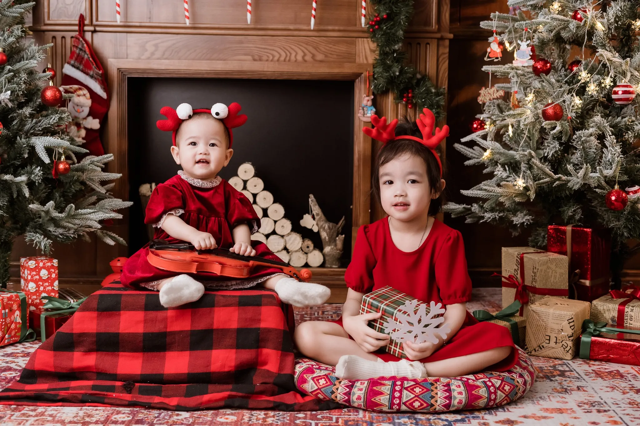 Lưu ý khi chọn địa điểm chụp ảnh giáng sinh cho bé