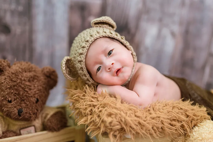 Để bé thức trước buổi chụp ảnh