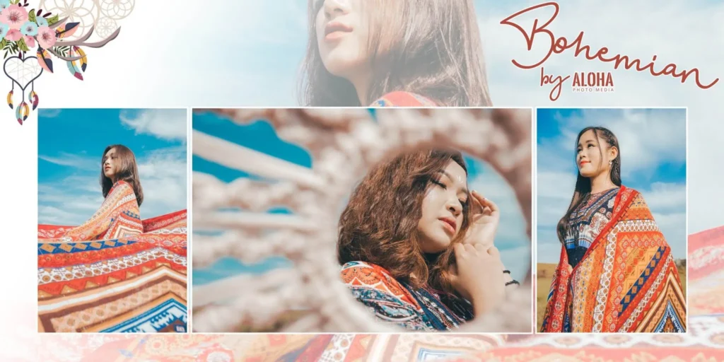 Chụp kỷ yếu concept Bohemian - Nét đẹp đậm màu sắc "thổ dân" tự do. (Nguồn: Aloha media)