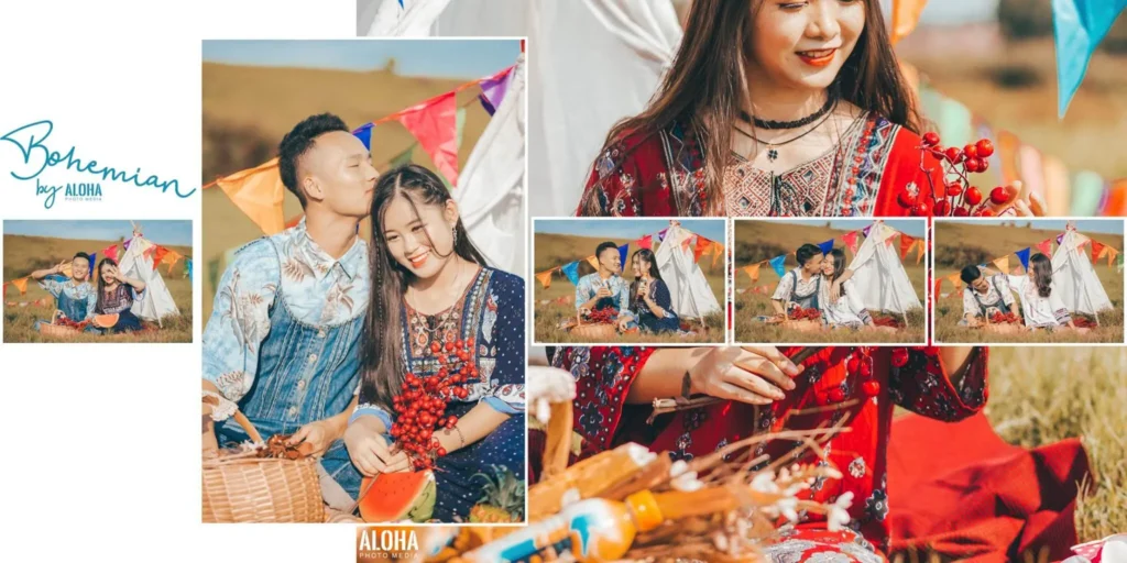 Chụp kỷ yếu concept Bohemian - Nét đẹp đậm màu sắc "thổ dân" tự do. (Nguồn: Aloha media)