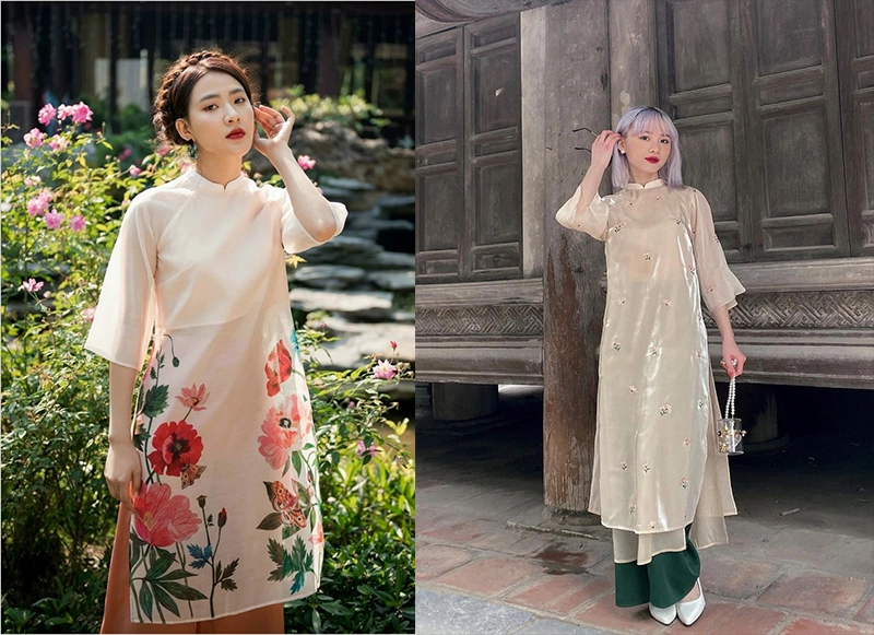 Bỏ túi bí quyết chụp ảnh Tết với áo dài cách tân độc đáo