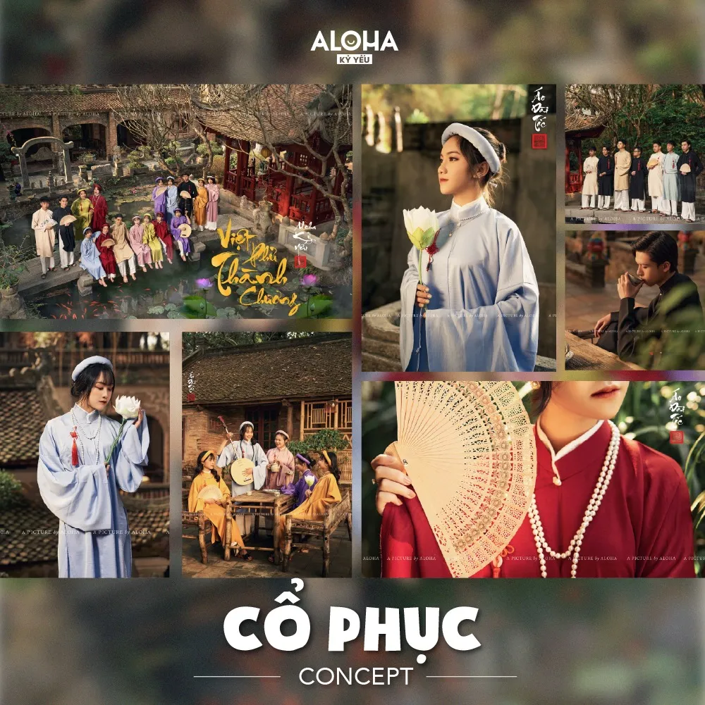 Concept chụp ảnh kỷ yếu cổ phục truyền thống Việt Nam