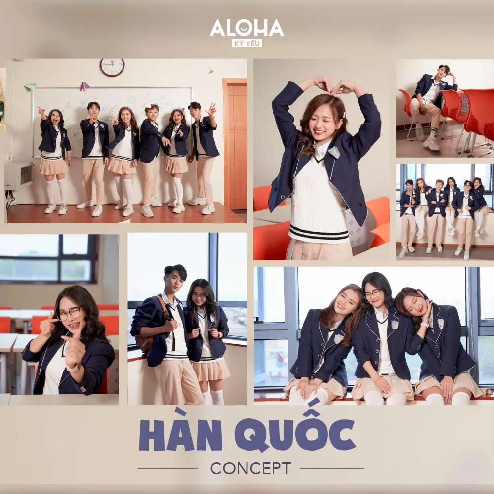 Concept chụp ảnh kỷ yếu Hàn Quốc