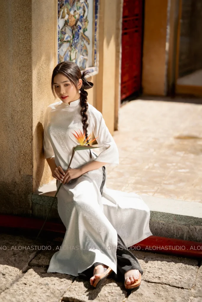Tổng hợp các kiểu chụp ảnh nghệ thuật với áo dài (Phần 1)