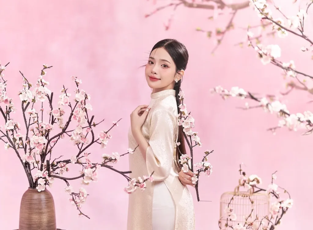 Tổng hợp các kiểu chụp ảnh nghệ thuật với áo dài (Phần 2)